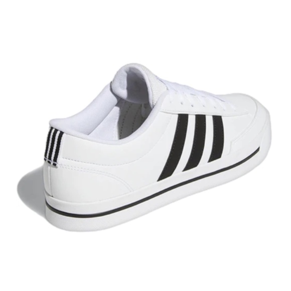 Adidas (Retrovulc) Athletic Shoes White Black Mens Sizes 9/9.5/10 New (GW8373) - Picture 4 of 8